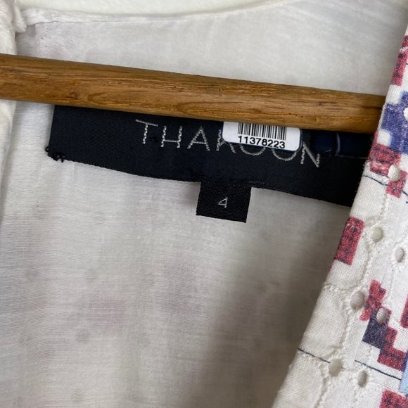 Thakoon Floral Pixel Eyelet Romper - Picture 4 of 6